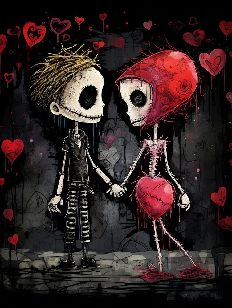 Skeleton Couple