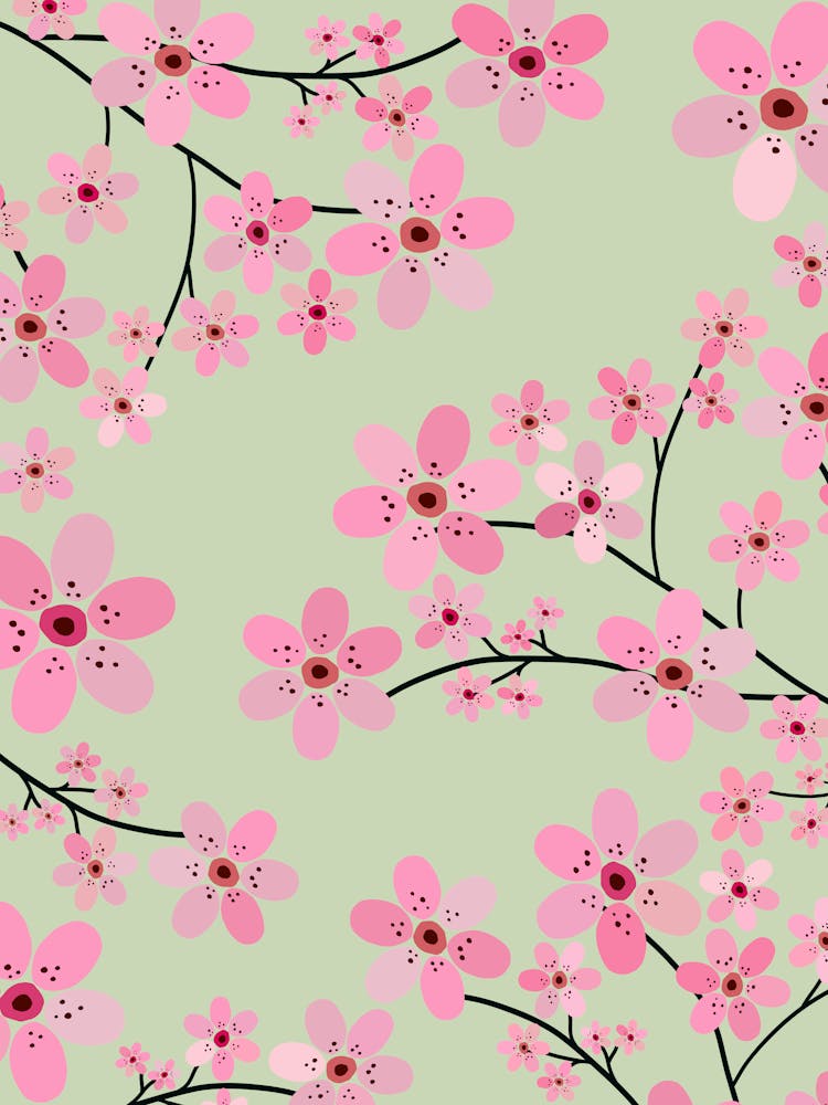Cherry Blossom | 07 – Pastel Green