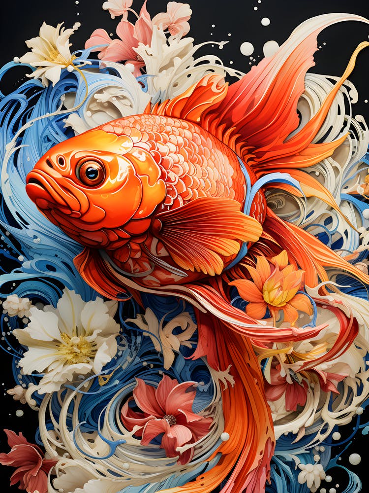 Fisch in einer chromatischen Welt