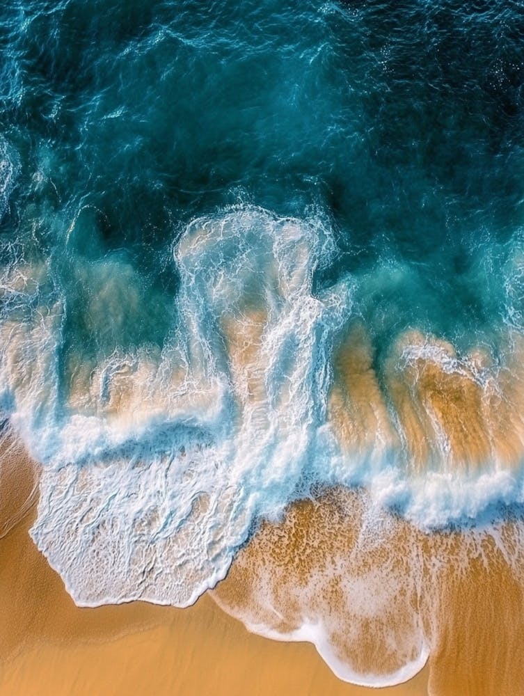 Luftaufnahme eines Strandes 99