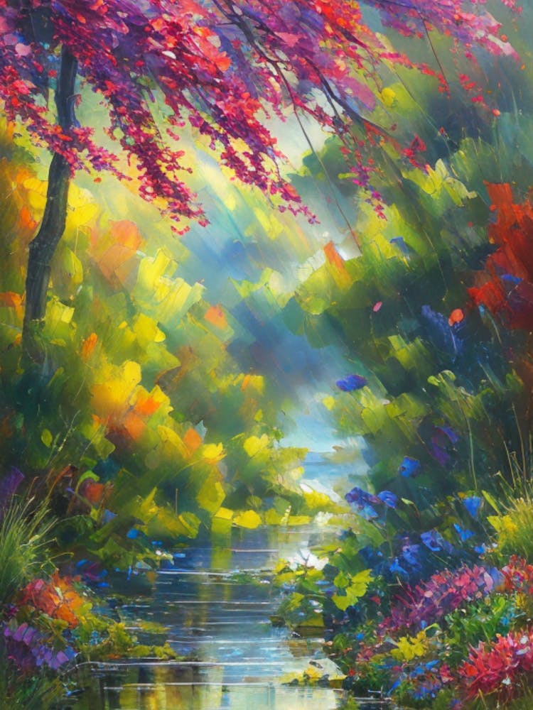 Stream In The Forest