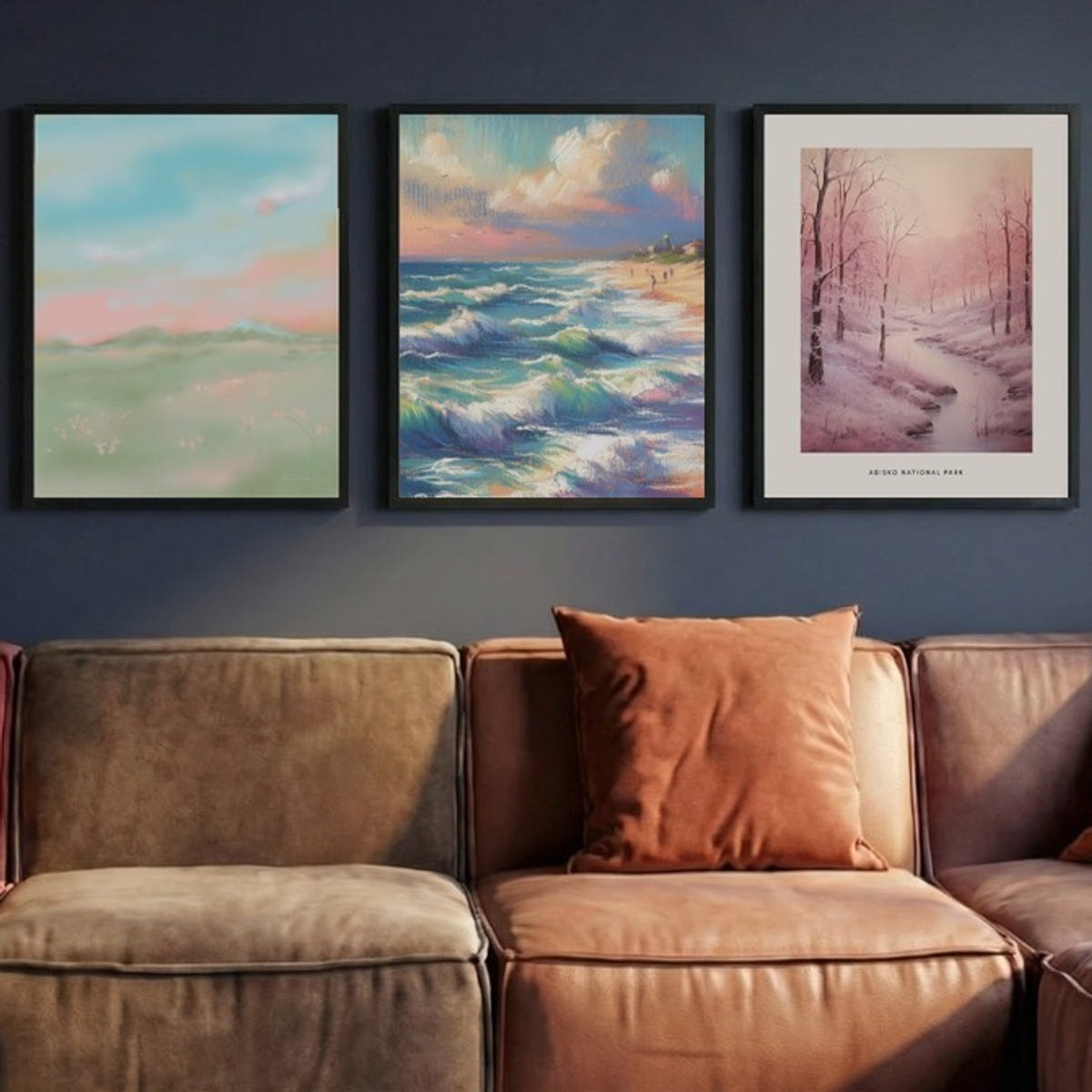 Minimalist Pastel Vista