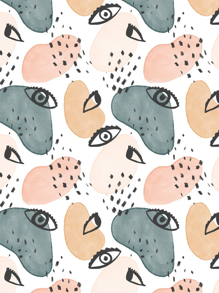 Motif Yeux Peints