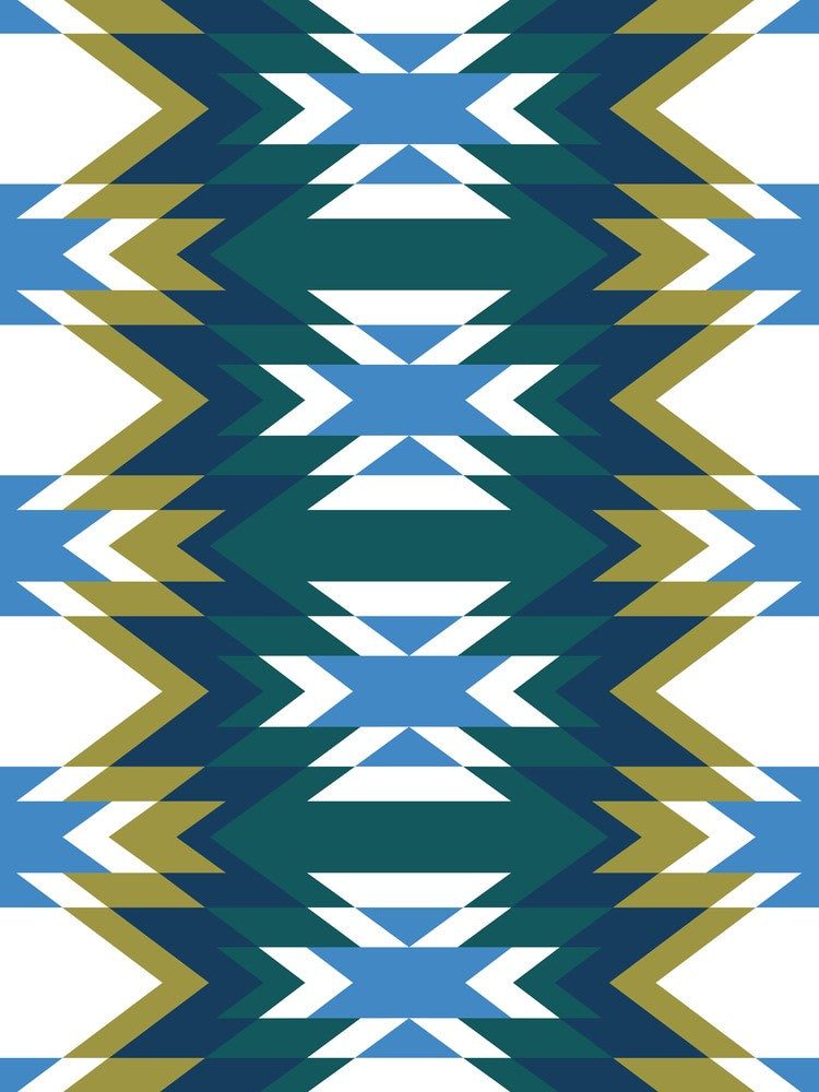 Southwest-Inspired Geometric Pattern Print