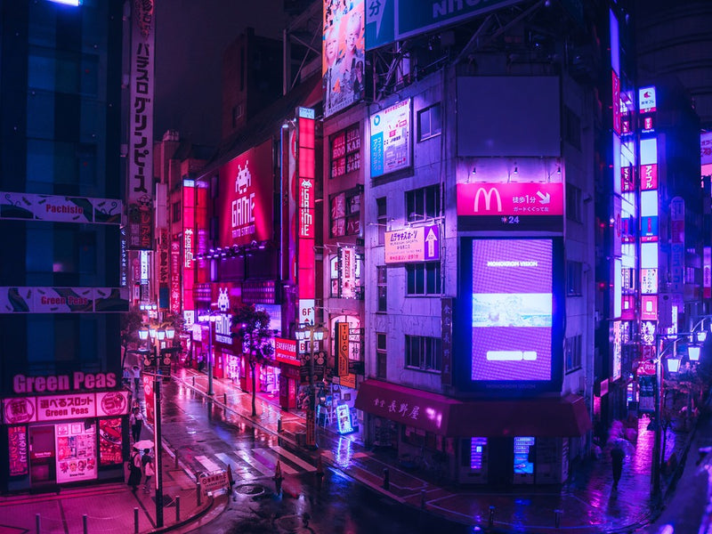 Post Apocalyptic Neon City