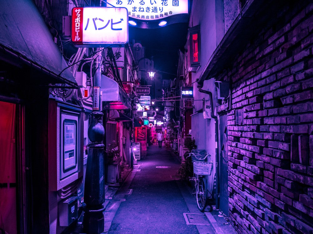 Purple Hues Of Golen Gai