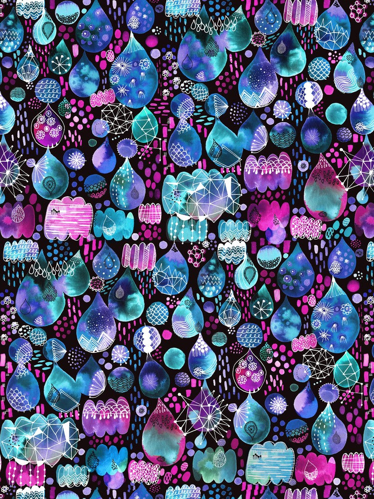 Rain Stitches Neon