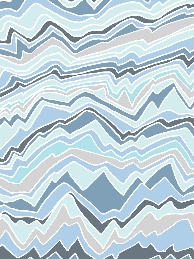 Montagnes Arc-en-ciel Bleues