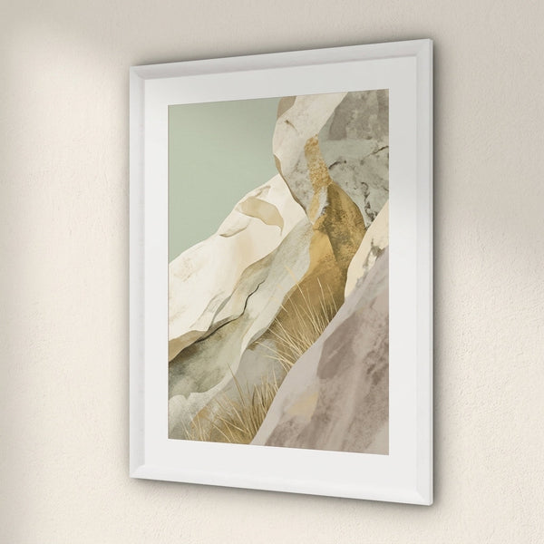 The Pedestal Frame - White Grain