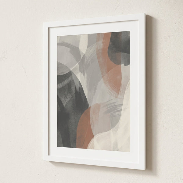 The Valley Frame - White Grain White