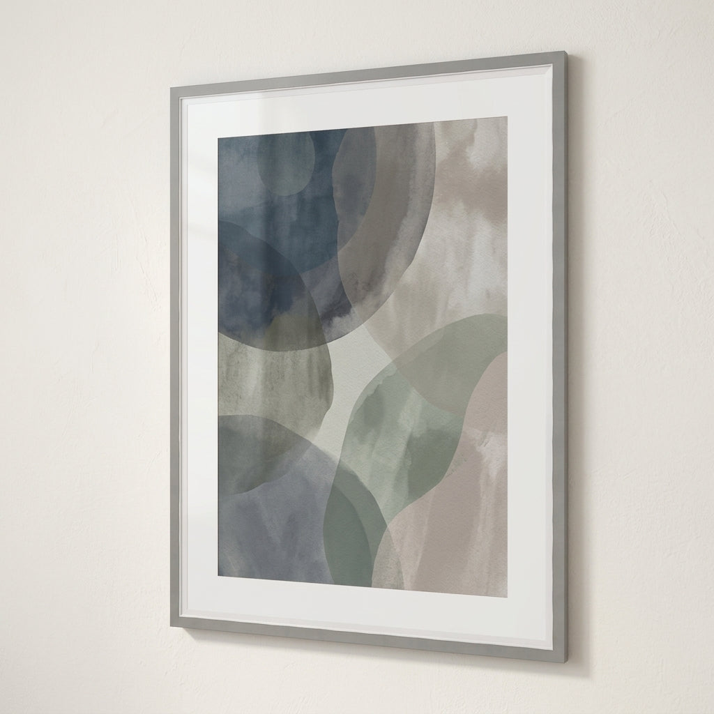 The Step Frame - White Grey