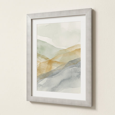 The Grain Frame - Brushed Pewter