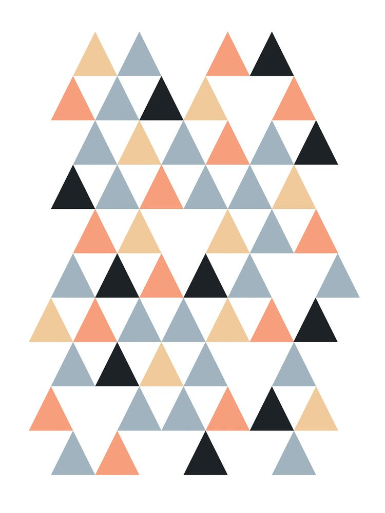 Scandi Triangles Pêche