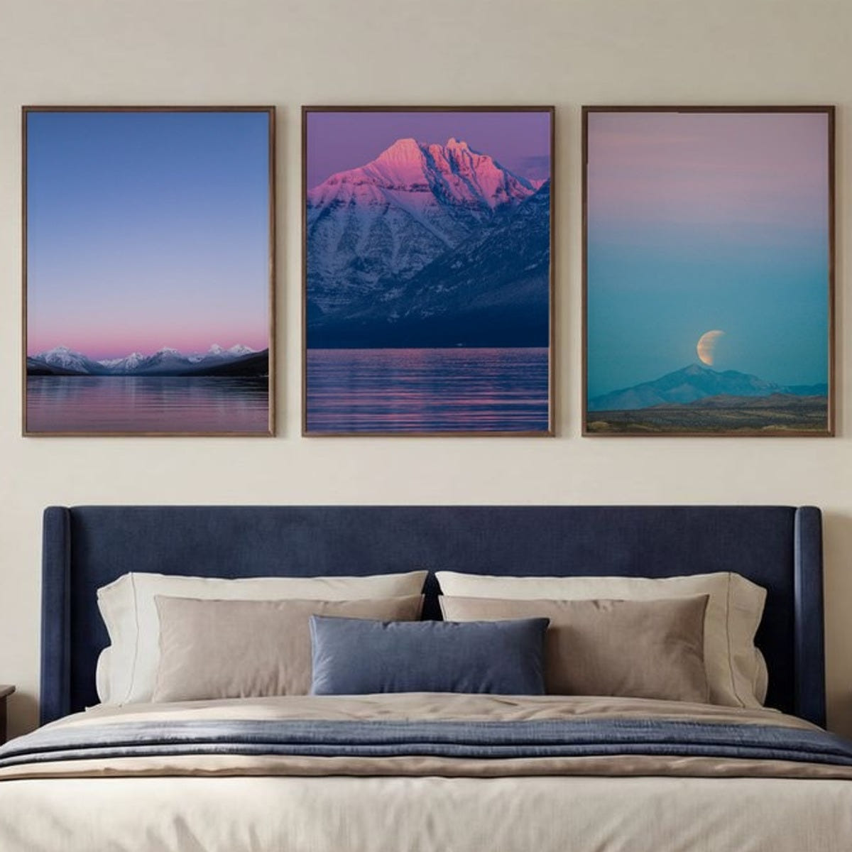 Serene Mountain Hues