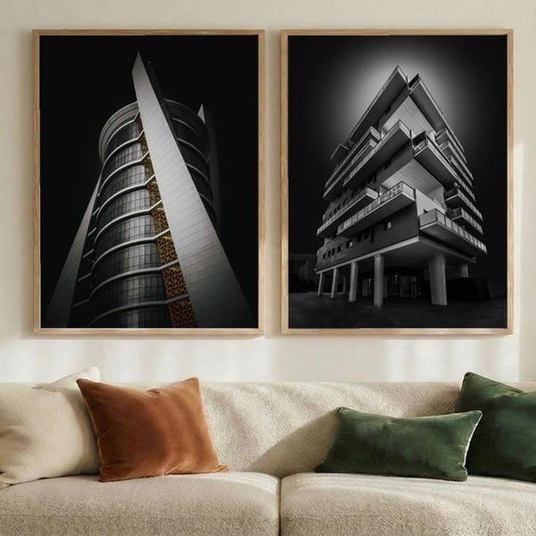 Set of 2 Architectural Drama