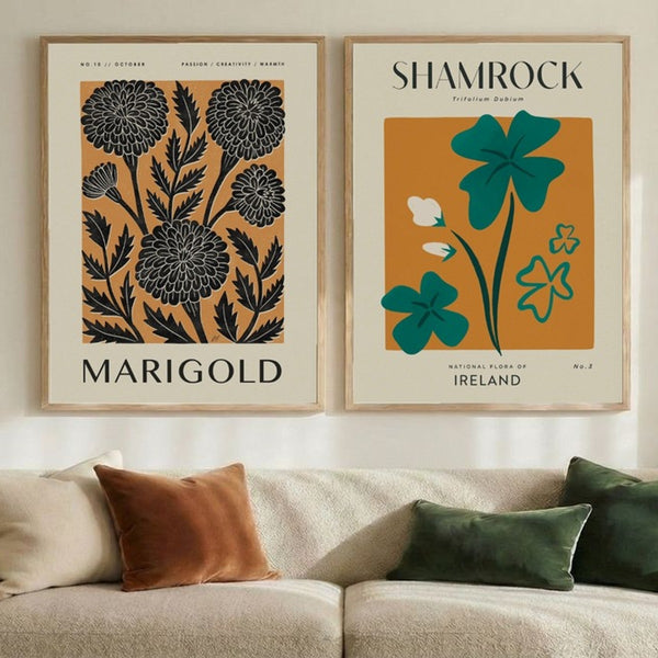 Set of 2 Autumn Bloom