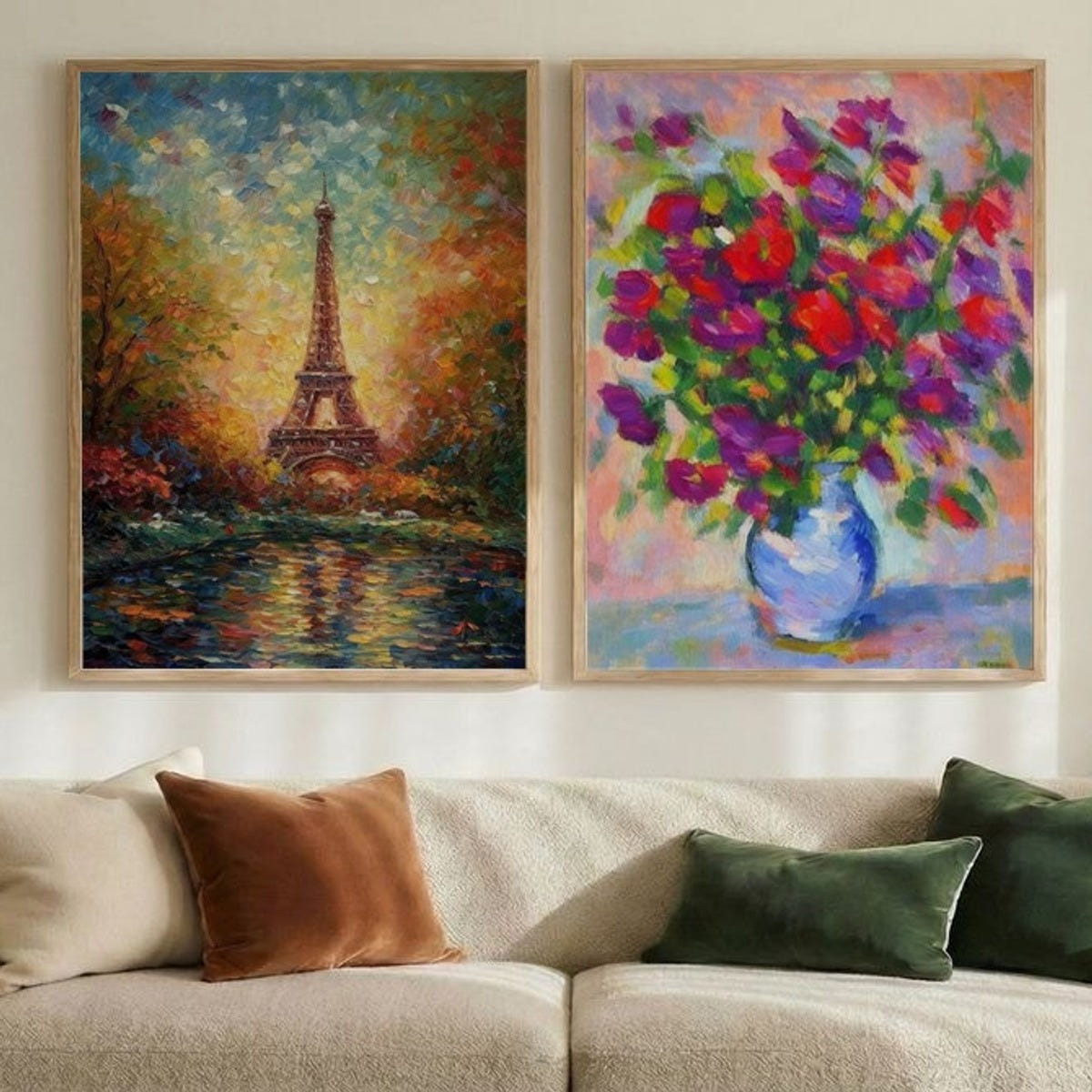 Set of 2 Autumnal Bloom