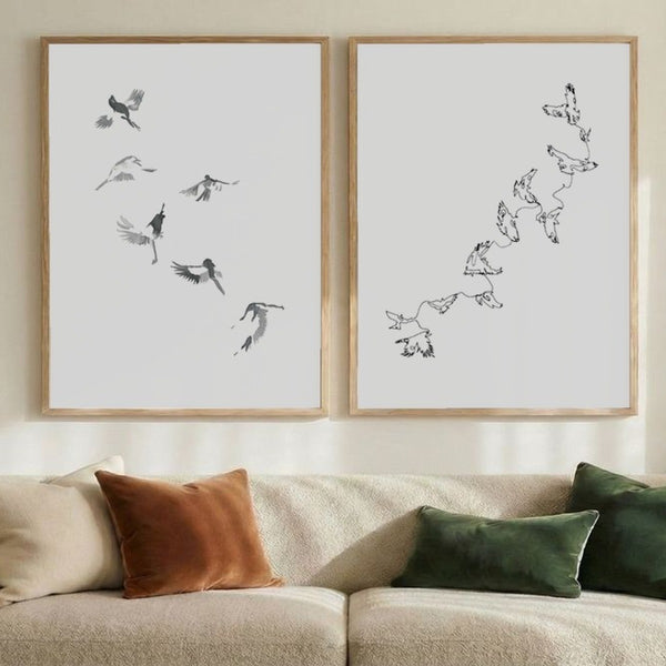 Set of 2 Avian Dance