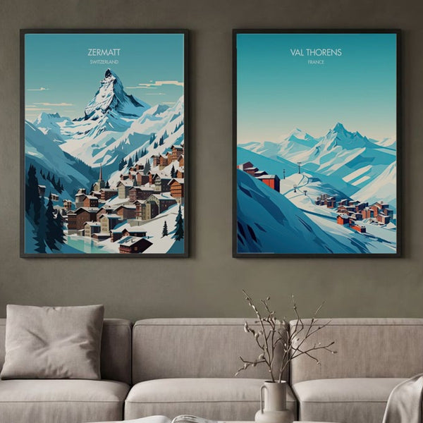 Set of 2 Azure Peaks