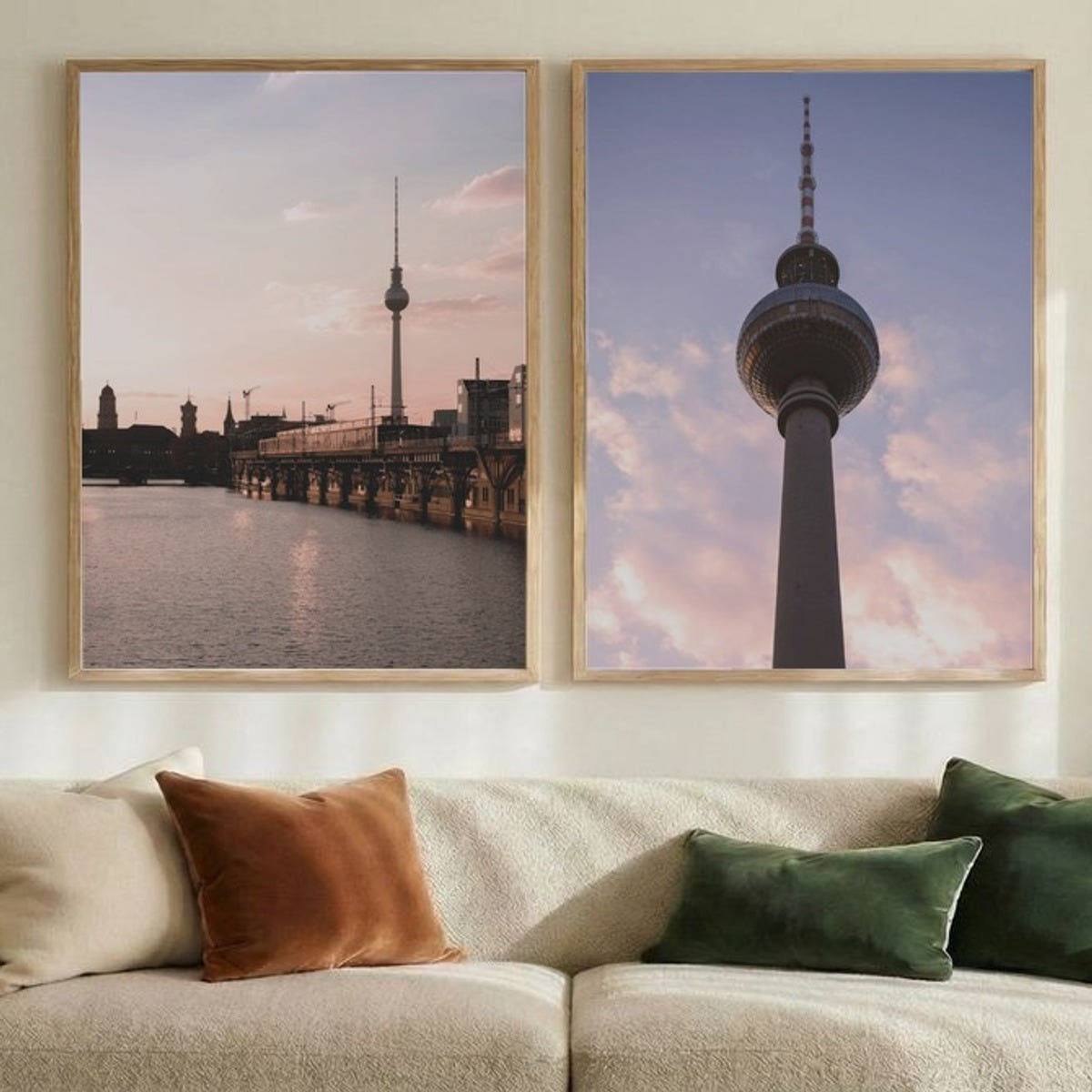 Set of 2 Berlin Sunset