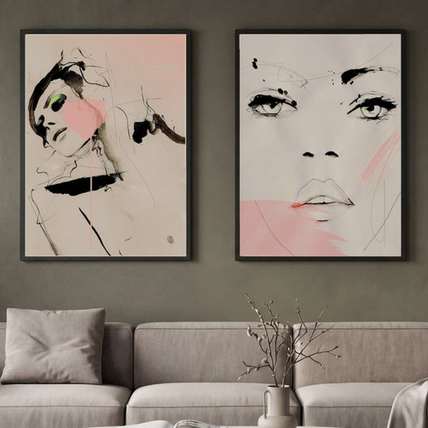 Set of 2 Bold Gaze