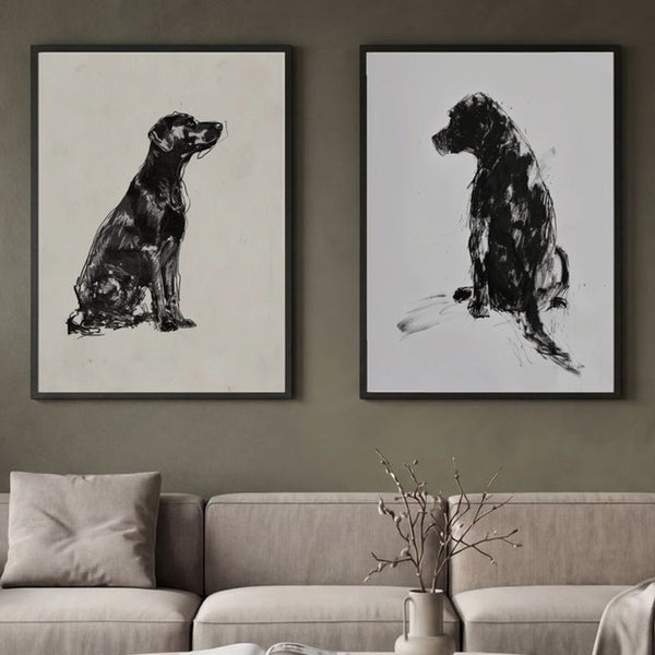 Set of 2 Bold Silhouettes