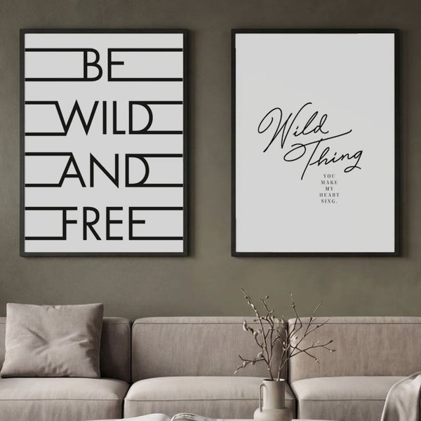 Set of 2 Bold Statements