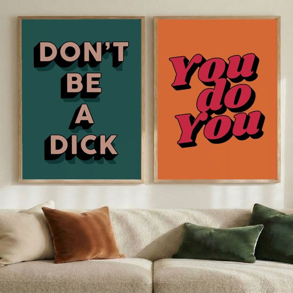 Set of 2 Bold Statements