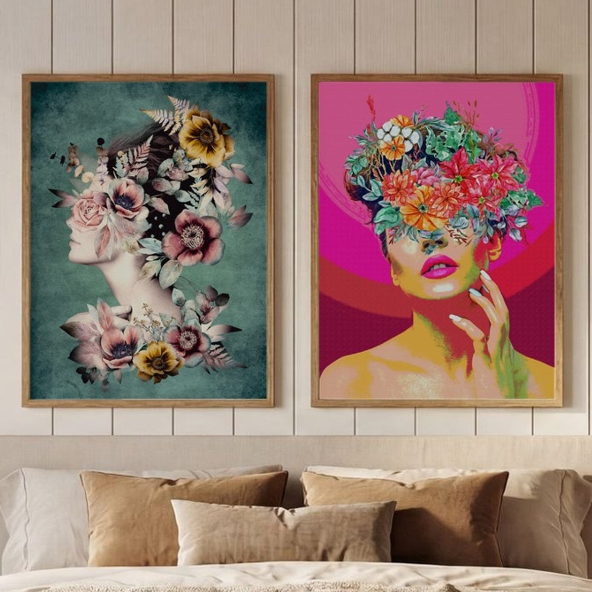 Set of 2 Botanical Femininity