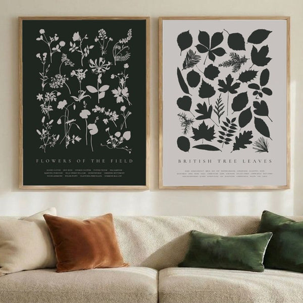 Set of 2 Botanical Shadows