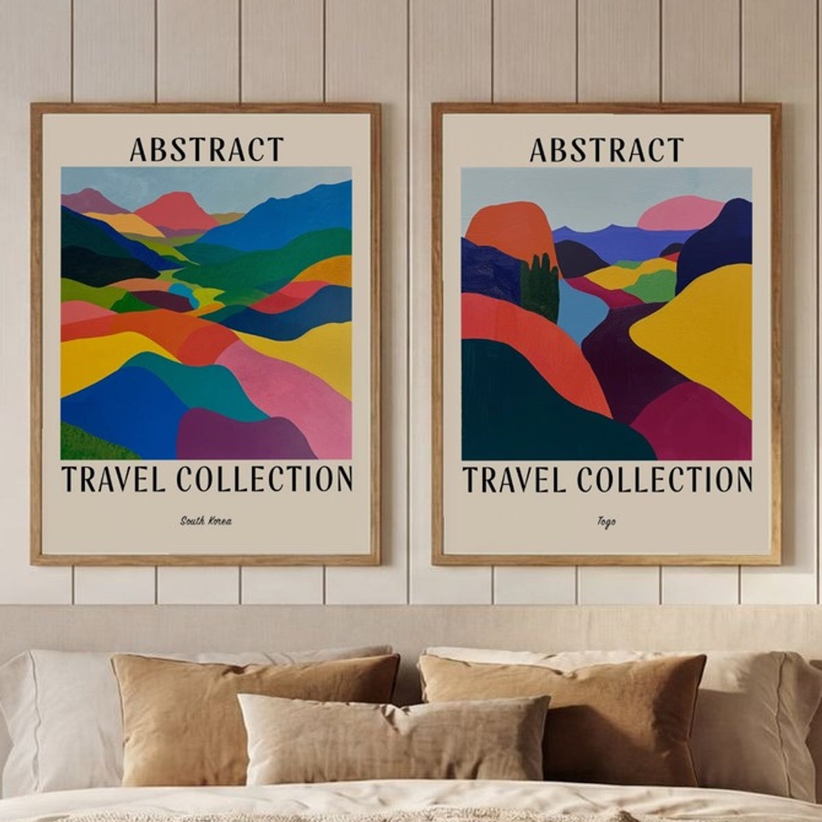 Set of 2 Calm Meanders