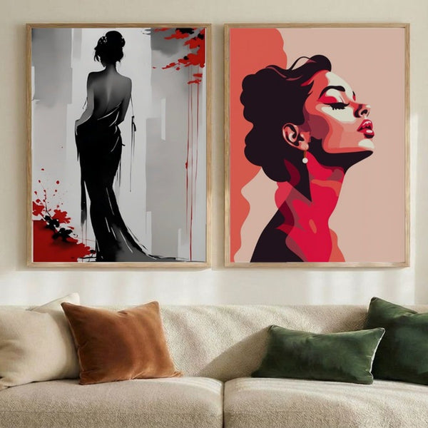 Set of 2 Crimson Echo