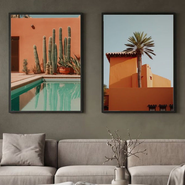 Set of 2 Desert Oasis Chic