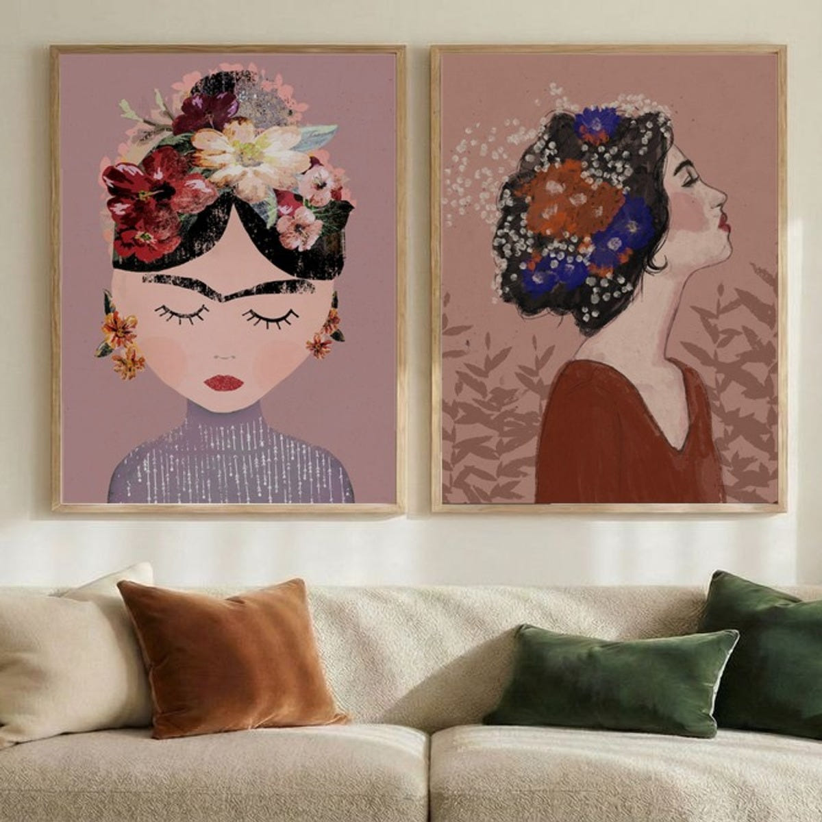 Set of 2 Dreamy Pastels