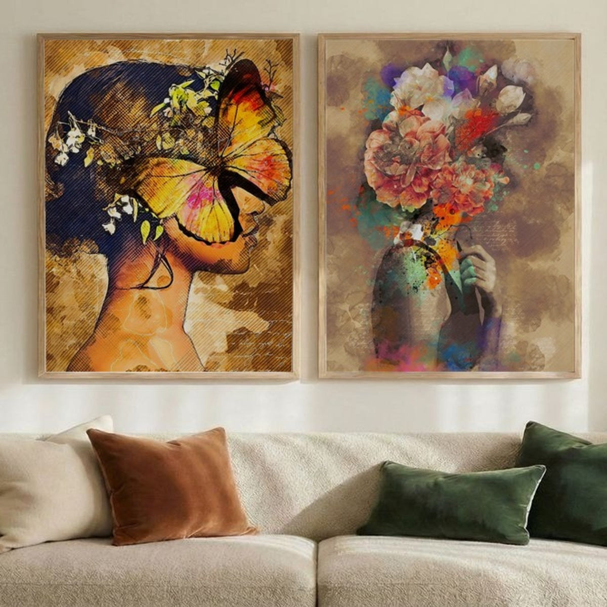 Set of 2 Earthen Bloom