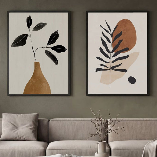 Set of 2 Earthy Botanicals