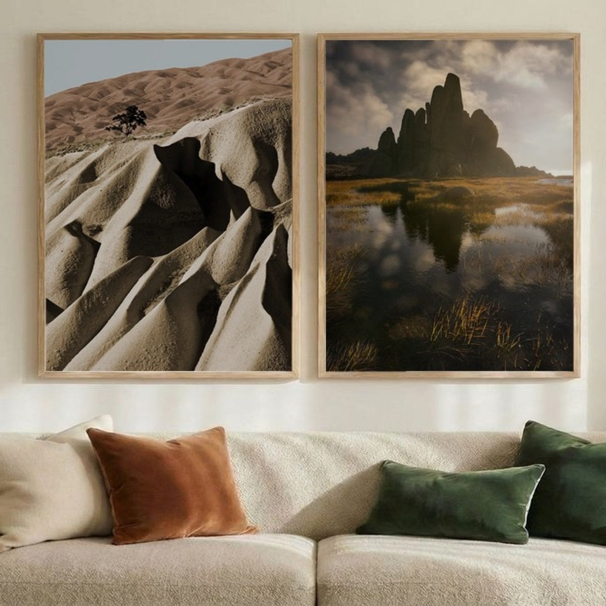 Set of 2 Earthy Contours