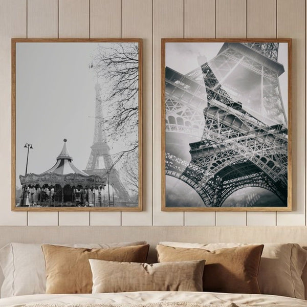 Set of 2 Eiffel Reverie