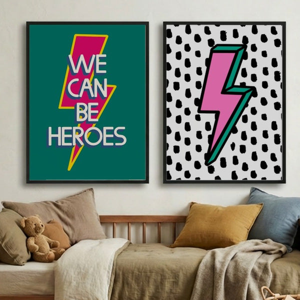 Set of 2 Electric Pop Vibe