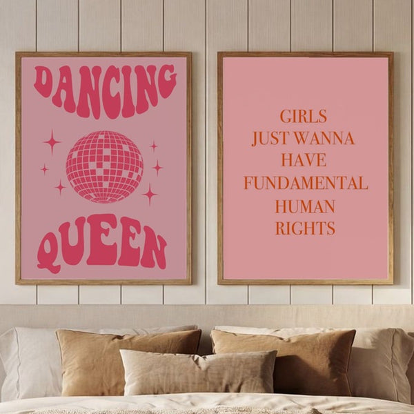 Set of 2 Empower Pink