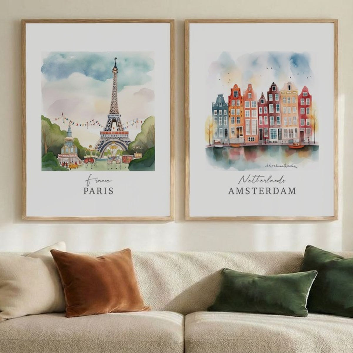 Set of 2 European Wanderlust