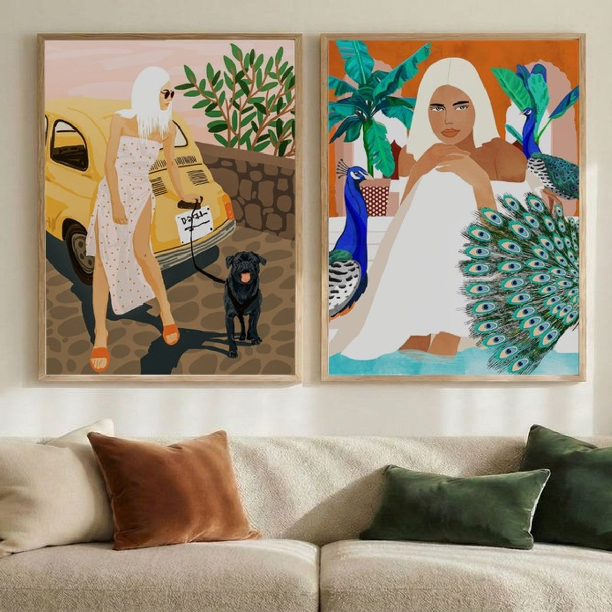 Set of 2 Exotic Escapade