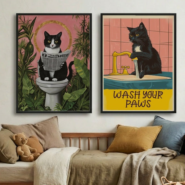 Set of 2 Feline Funhouse