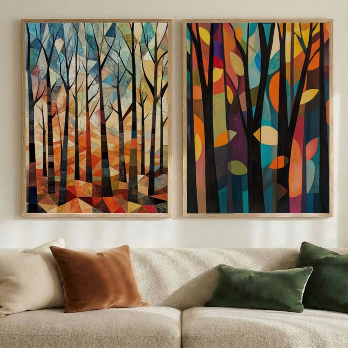 Set of 2 Fractured Canopy