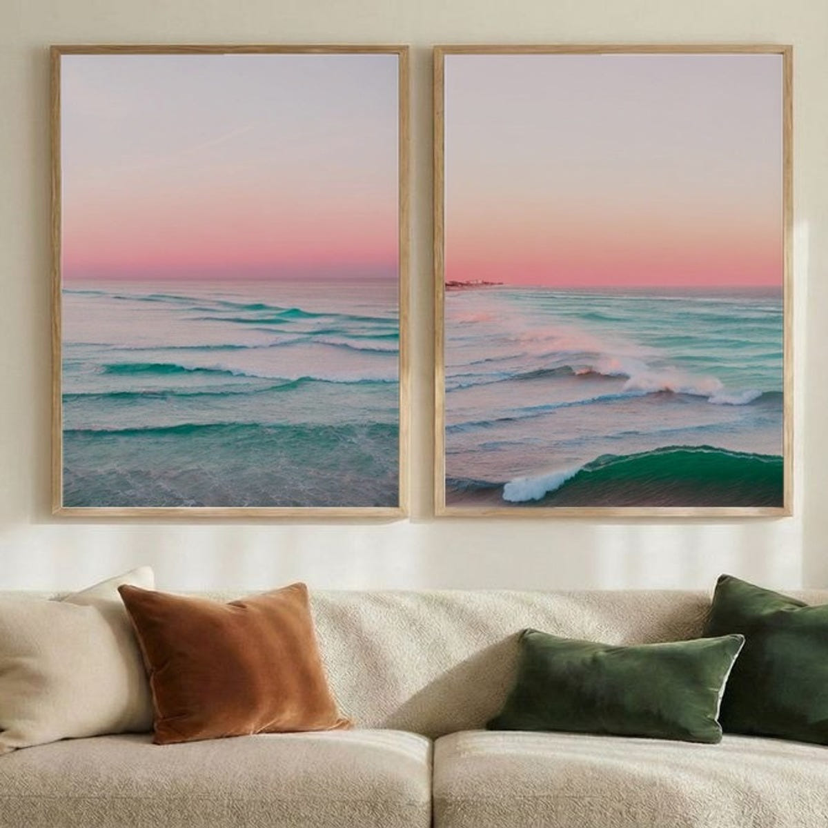Set of 2 Gentle Sea Vista