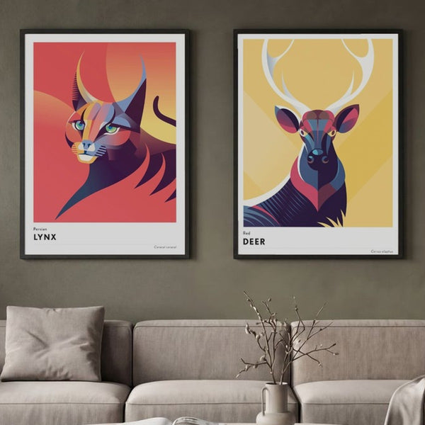 Set of 2 Geometric Wilds
