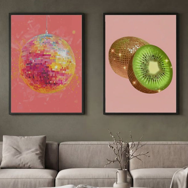 Set of 2 Glittering Harvest