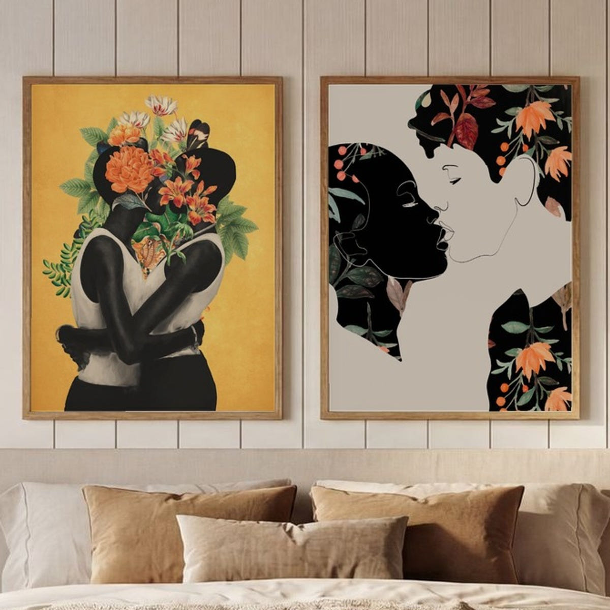 Set of 2 Golden Kiss