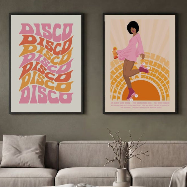 Set of 2 Groovy Disco