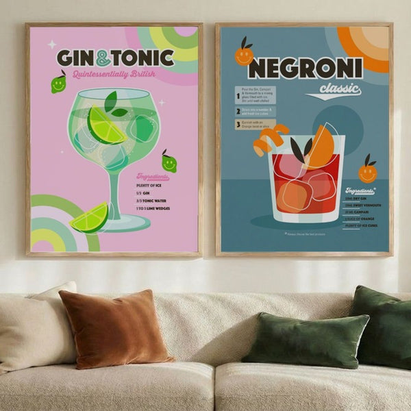 Set of 2 Happy Hour Vibes